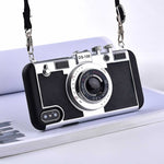 3D' Retro Camera Cases With Lanyard Strap - flexedcase