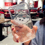 Liquid Smiling Heart Glitter Case - flexedcase