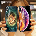 Stars Space Tempered Glass Case - flexedcase