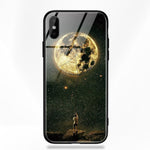 Stars Space Tempered Glass Case - flexedcase
