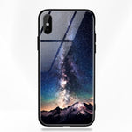 Stars Space Tempered Glass Case - flexedcase