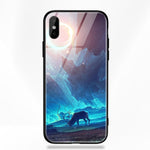 Stars Space Tempered Glass Case - flexedcase
