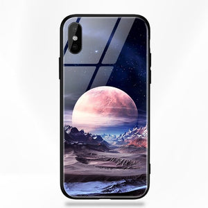 Stars Space Tempered Glass Case - flexedcase