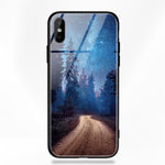 Stars Space Tempered Glass Case - flexedcase