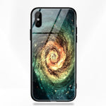 Stars Space Tempered Glass Case - flexedcase