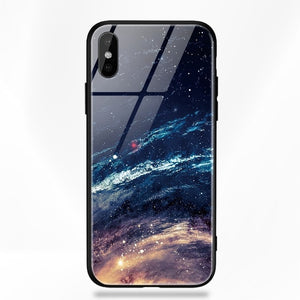 Stars Space Tempered Glass Case - flexedcase