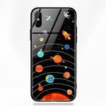 Stars Space Tempered Glass Case - flexedcase