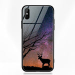 Stars Space Tempered Glass Case - flexedcase