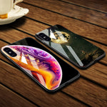 Stars Space Tempered Glass Case - flexedcase