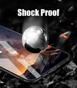Stars Space Tempered Glass Case - flexedcase