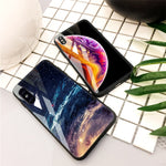 Stars Space Tempered Glass Case - flexedcase