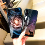 Stars Space Tempered Glass Case - flexedcase