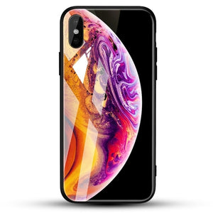 Stars Space Tempered Glass Case - flexedcase