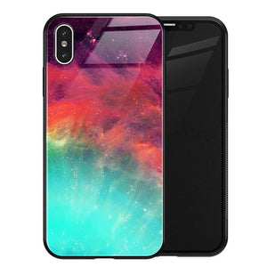 Stars Space Tempered Glass Case - flexedcase