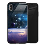 Stars Space Tempered Glass Case - flexedcase