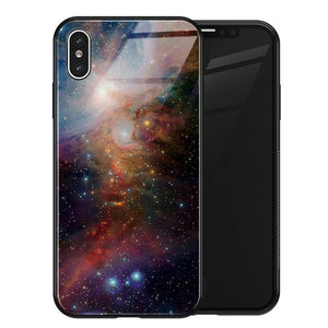 Stars Space Tempered Glass Case - flexedcase