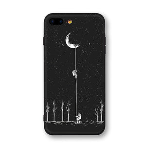 Space Moon Planet Star Astronaut Phone Cases - flexedcase