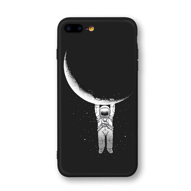 Space Moon Planet Star Astronaut Phone Cases - flexedcase