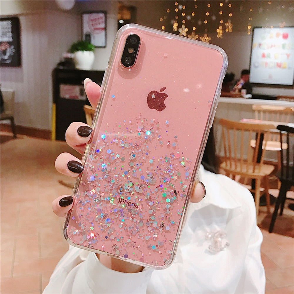 Epoxy Star Glitter Bling Case - flexedcase