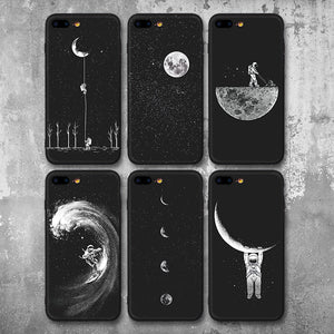 Space Moon Planet Star Astronaut Phone Cases - flexedcase